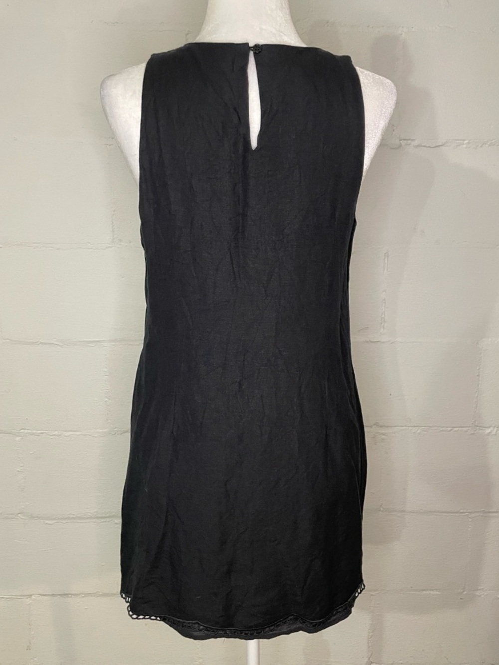 Sanctuary Black Embroidered Sleeveless Mini Dress - Picture 2 of 4